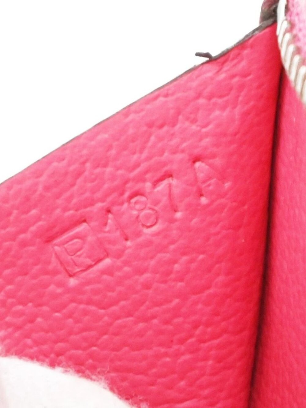 HERMES Bearn Bicolor Long Bifold Wallet Leather Brown Pink 80RP164 - Picture 13 of 16